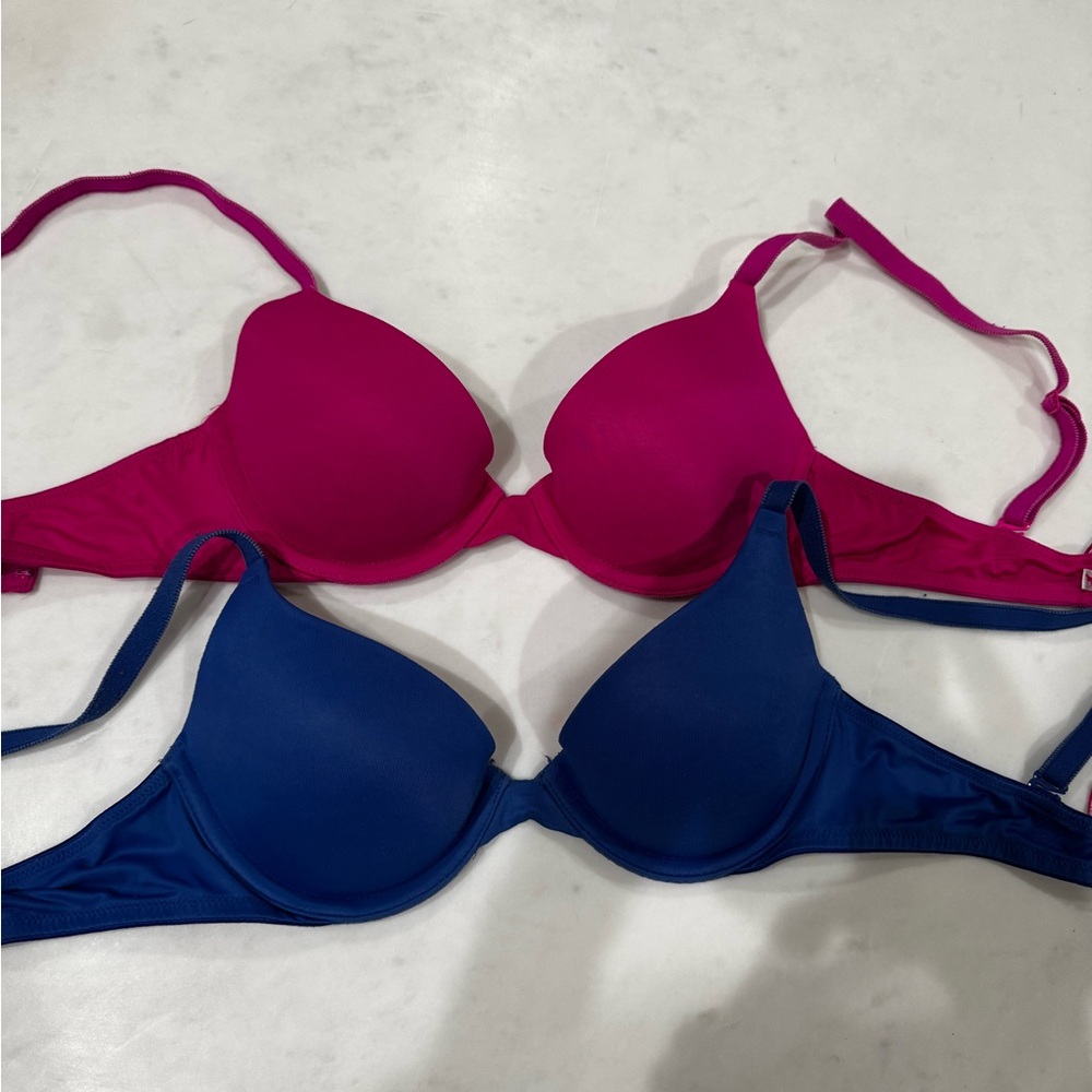 2 pack padded Pink- Victoria Secret Push up bra